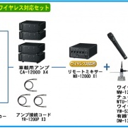 TOA選挙用大型車載システム480W 角型ホーンスピーカー4個 ワイヤレス対応[GE-480S4D]